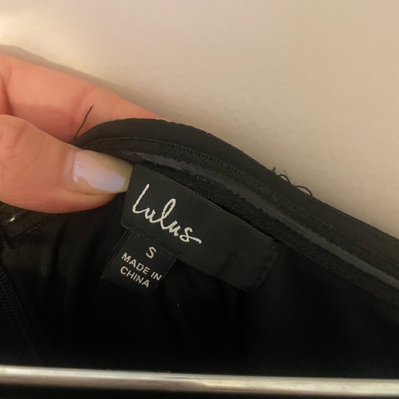 Black strapless dress - Picture 3 of 4